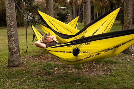 Good Human Factory - Recycled Hammock with Straps