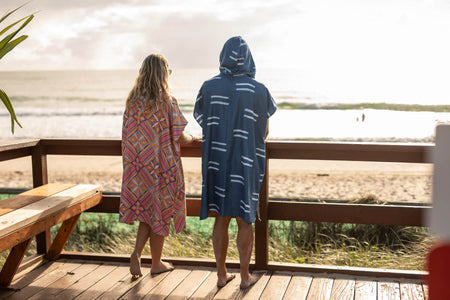 Couples Combo - Hooded Towel Recycled Sand Free