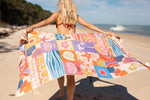 Retro Shores - Recycled Sand Free Beach Towel preview #2