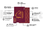 Broncos - NRL Sustainable Down Puffy Blanket preview #3