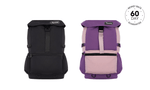 Recycled Travel Backpack x 2 - Couples Combo preview #1