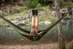 Olive - Ultra Light Recycled Hammock with Straps preview #9