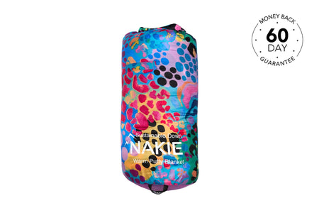 Kasey Rainbow - Sustainable Down Puffy Blanket