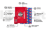 Knights - NRL Sustainable Down Puffy Blanket preview #3