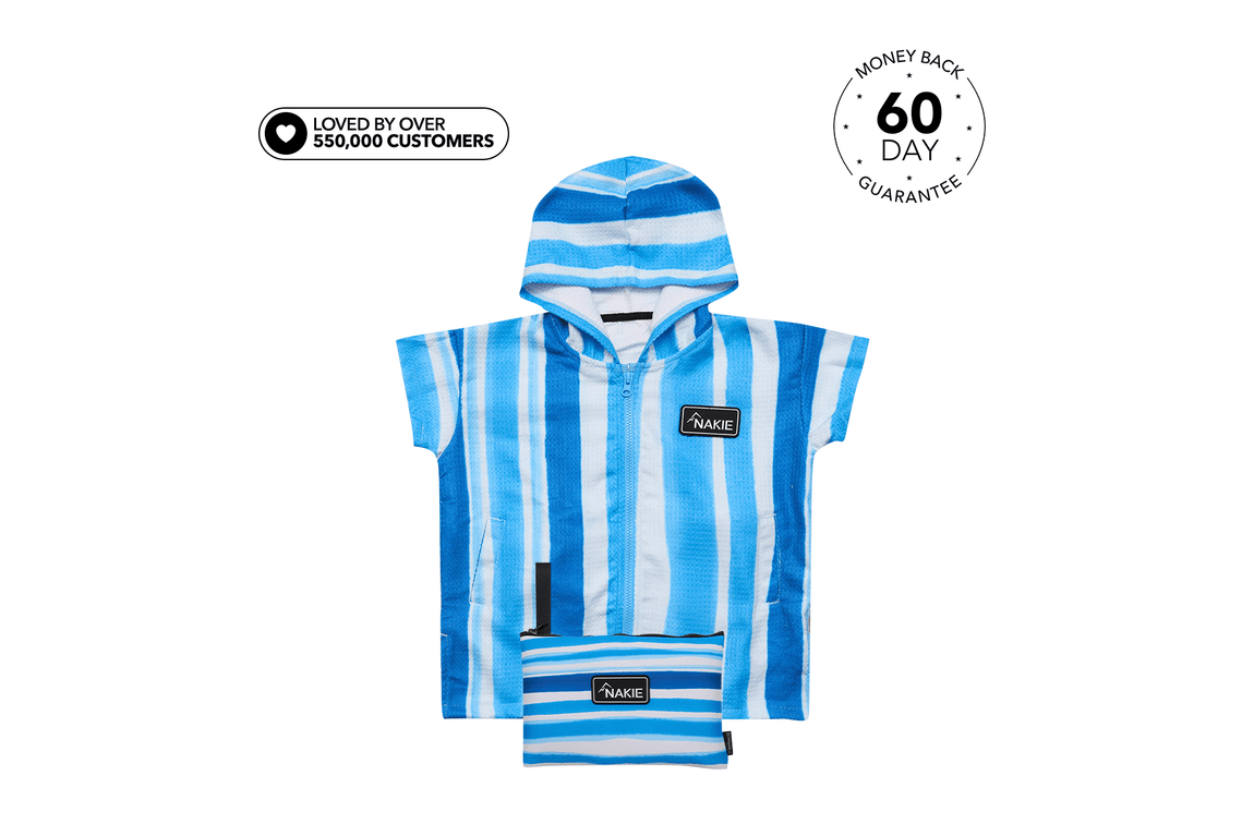 Ocean Breeze - Kids Hooded Towel Recycled Sand Free