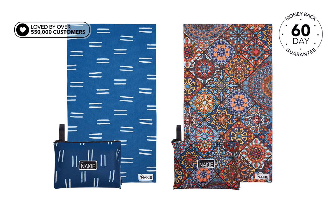 Couples Combo - Recycled Sand Free Beach Towel