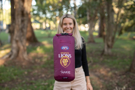 Brisbane Lions - AFL Sustainable Down Puffy Blanket