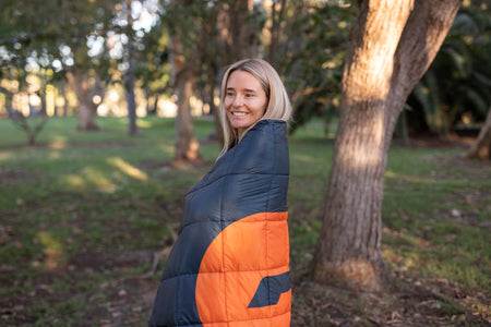 GWS Giants - AFL Sustainable Down Puffy Blanket