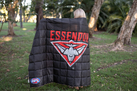 Essendon Bombers - AFL Sustainable Down Puffy Blanket