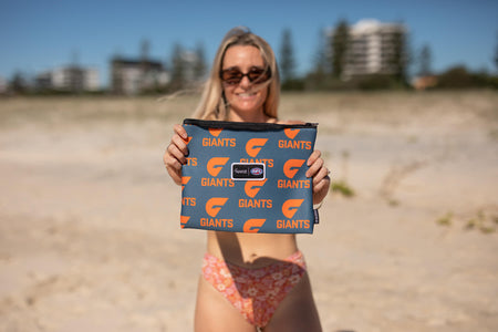 GWS Giants - AFL Recycled Sand Free Beach Towel