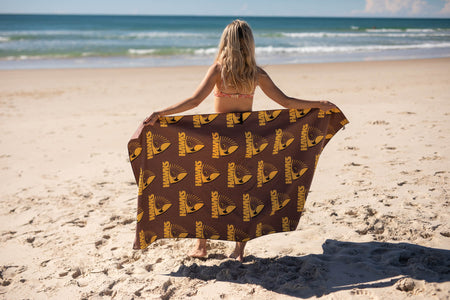 Hawthorn Hawks - AFL Recycled Sand Free Beach Towel