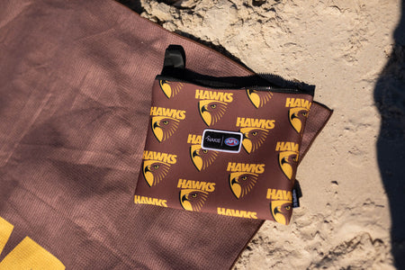 Hawthorn Hawks - AFL Recycled Sand Free Beach Towel