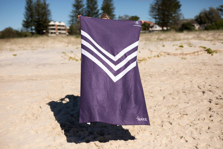 Fremantle Dockers - AFL Recycled Sand Free Beach Towel