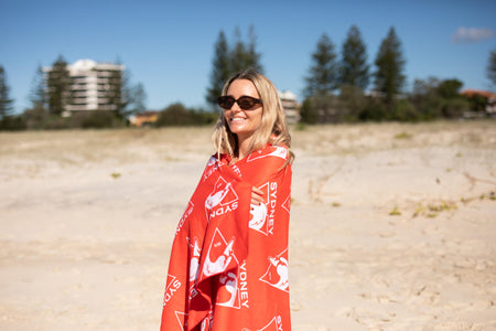 Sydney Swans - AFL Recycled Sand Free Beach Towel
