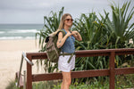 Olive Green - Recycled Travel Backpack preview #7
