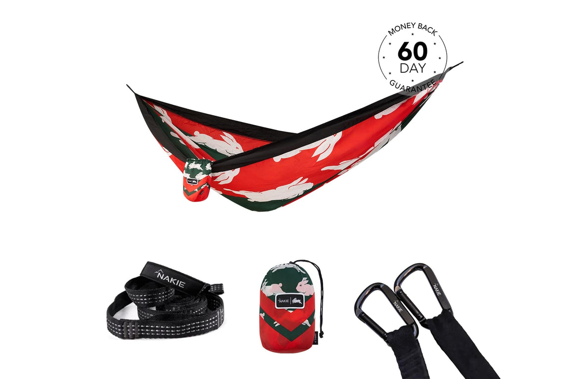 Rabbitohs - NRL Recycled Hammock with Straps