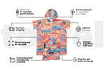 Retro Shores - Kids Hooded Towel Recycled Sand Free preview #3