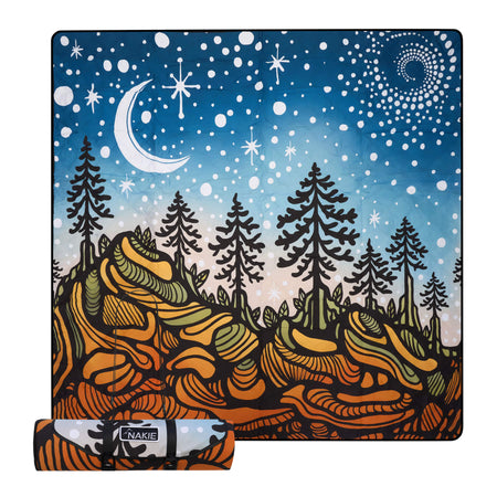 Starry Nights - Recycled Picnic Blanket