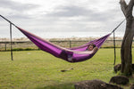 Mulberry Purple - Recycled Hammock with Straps