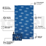 Salty Waves - Recycled Sand Free Beach Towel preview #4