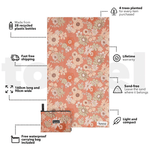 Wild Flower - Recycled Sand Free Beach Towel preview #3