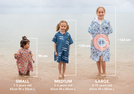 Sound of Summer - Kids Hooded Towel Recycled Sand Free