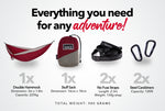 Merlot Red - Recycled Hammock with Straps preview #3
