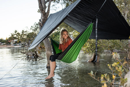 Recycled Hammock with Straps - All Colours