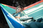 Recycled Hammock & Puffy Blanket Combo