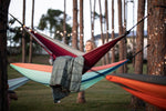 Recycled Hammock & Puffy Blanket Combo