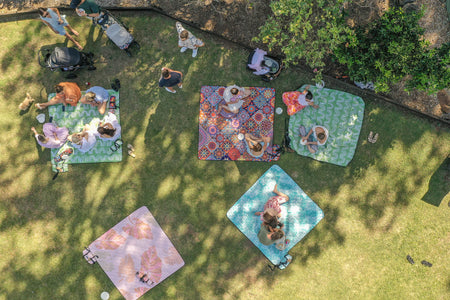 Autumn Leaves - Recycled Picnic Blanket