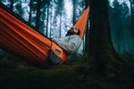 Sunburnt Orange -  Recycled Hammock with Straps