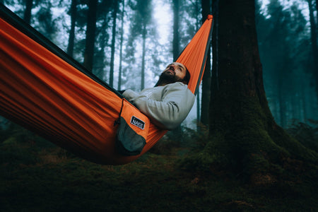 Recycled Hammock with Straps × 2 - Couple Combo