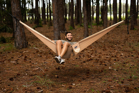 Recycled Hammock with Straps × 2 - Couple Combo